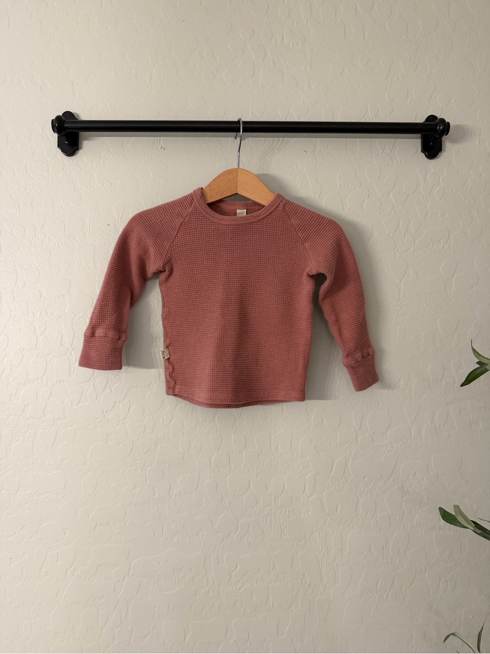 Childhoods Long-Sleeve Thermal Top - Dusty Rose